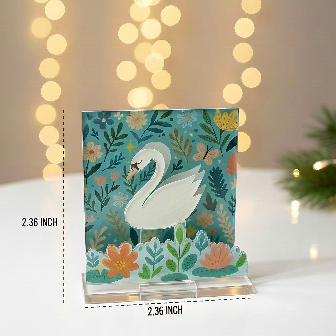 Acrylic Multi-Slot Fridge Magnet, Strong Magnetic Card & Note Clip, Clear Side-Suction Display Holder for Notes, Labels, and Photos – 2.36×2.36 in - Image 5