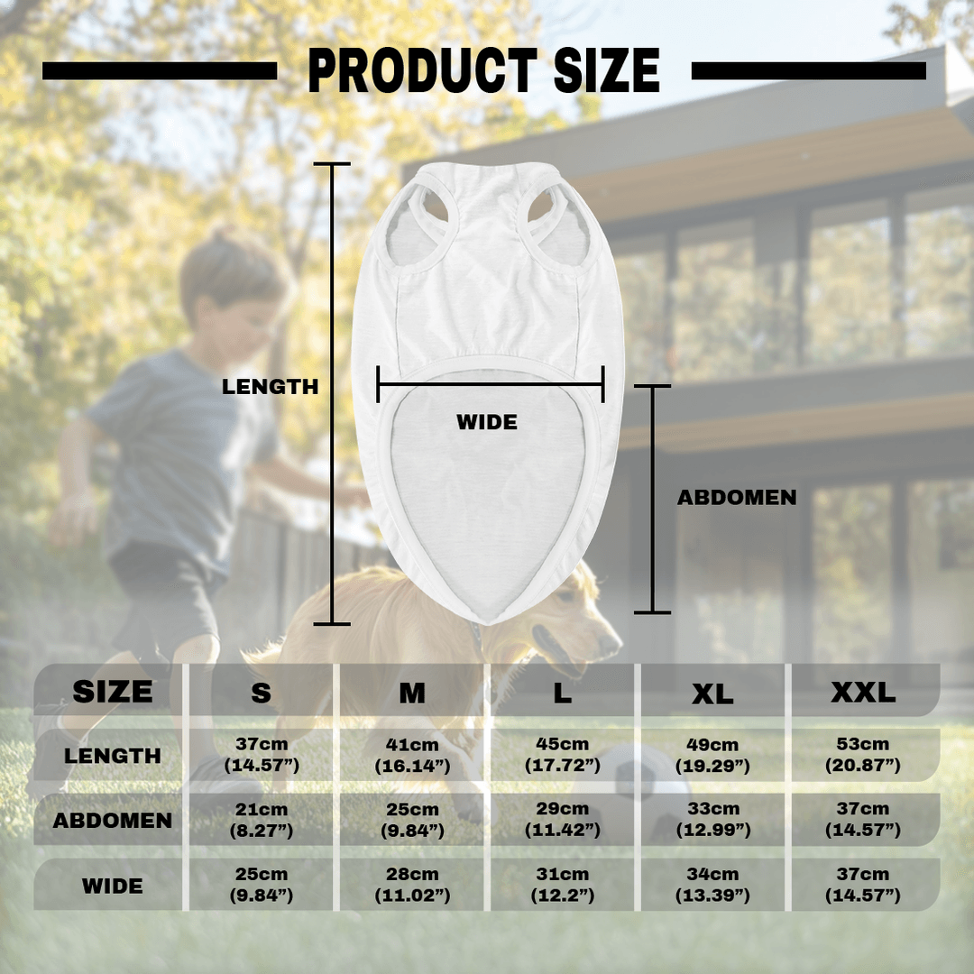 Custom Pet Summer Vest Personalized Gift for Dogs Cats Lightweight Breathable Pet Clothing Gift for Summer - 3