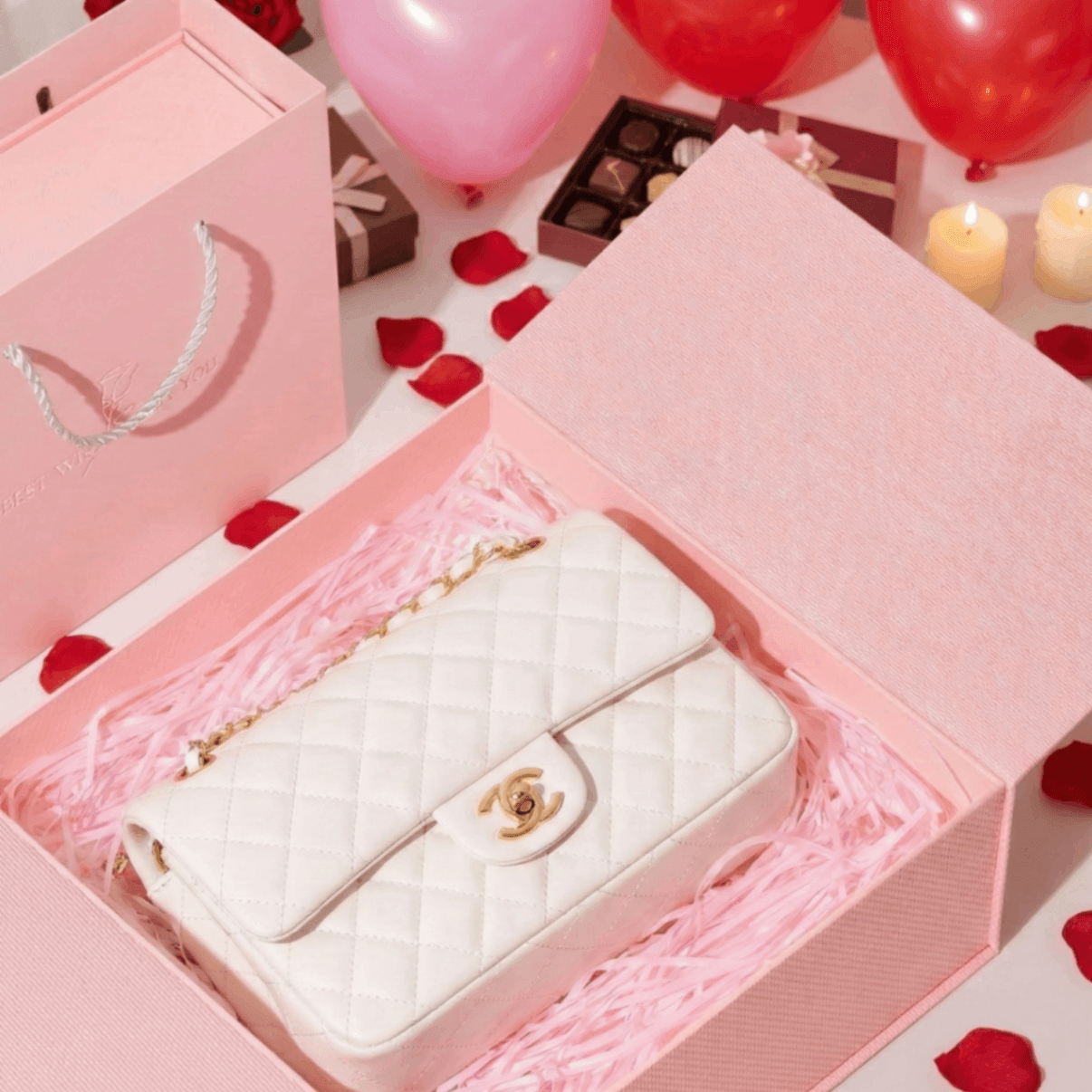 Pink Heart Gift Box – Luxury Gift Packaging Box - Image 4