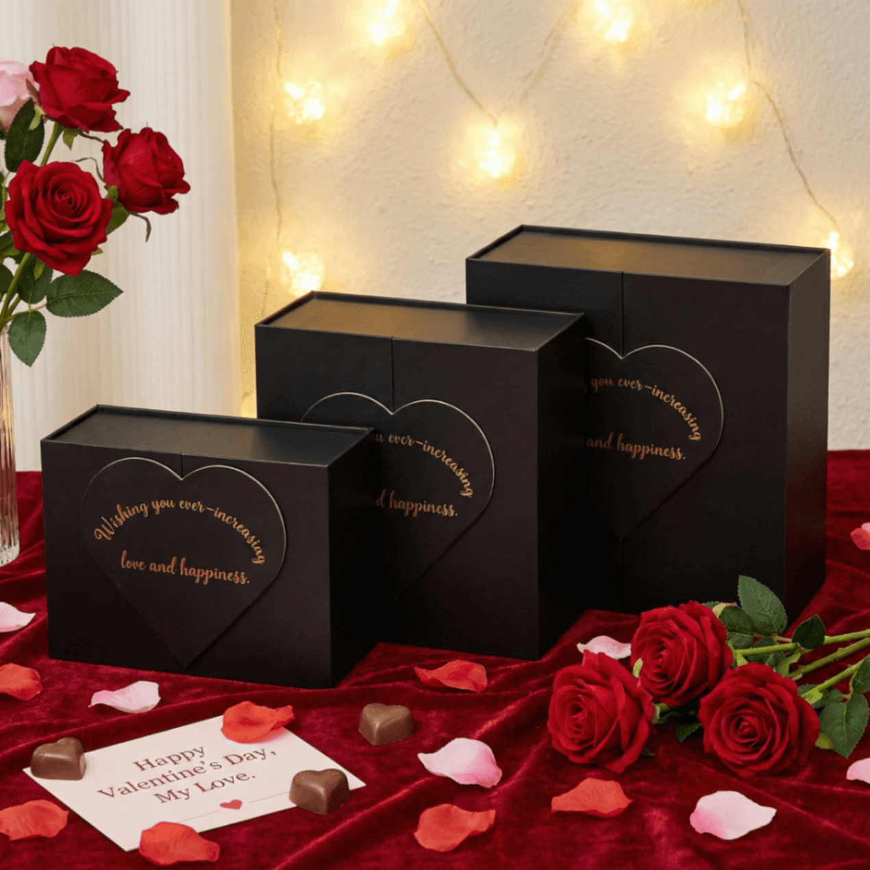 Pink Heart Gift Box – Luxury Gift Packaging Box - Image 6