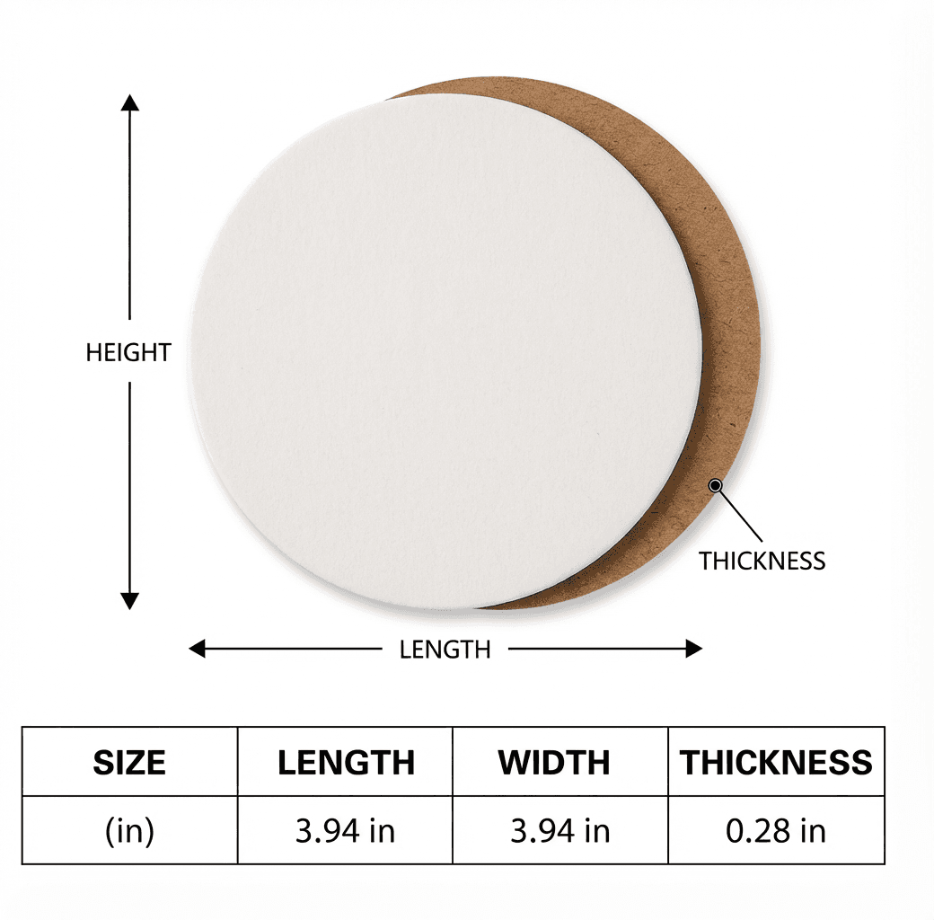 Custom Personalized Ceramic Coaster, Photo Coaster Gift for Home Decor, Custom Drink Coaster Gift for Coffee Lovers - Image 3