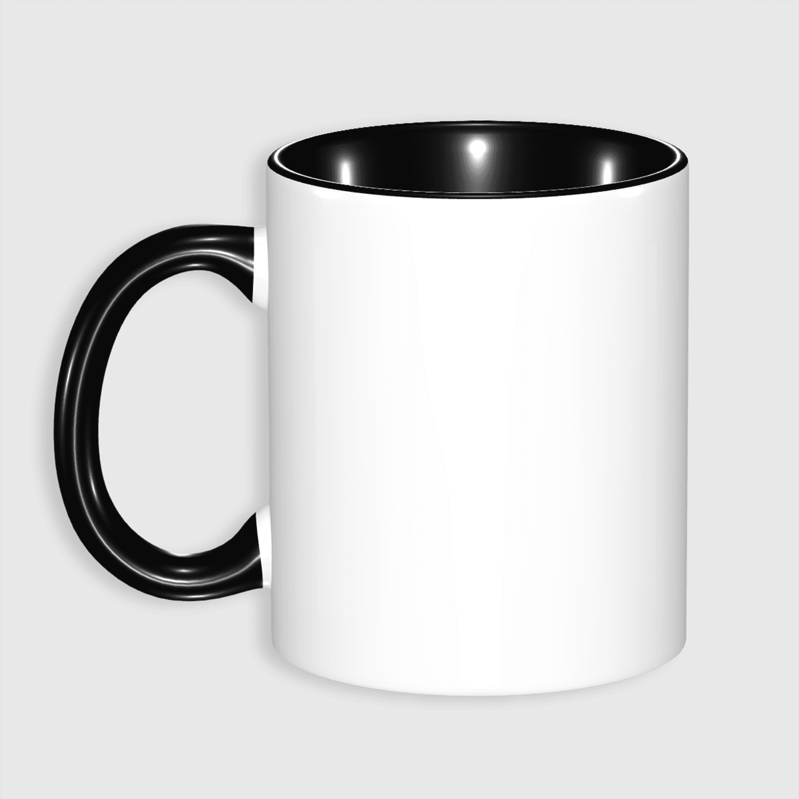11oz Custom Photo Mug BLACK - Image 1