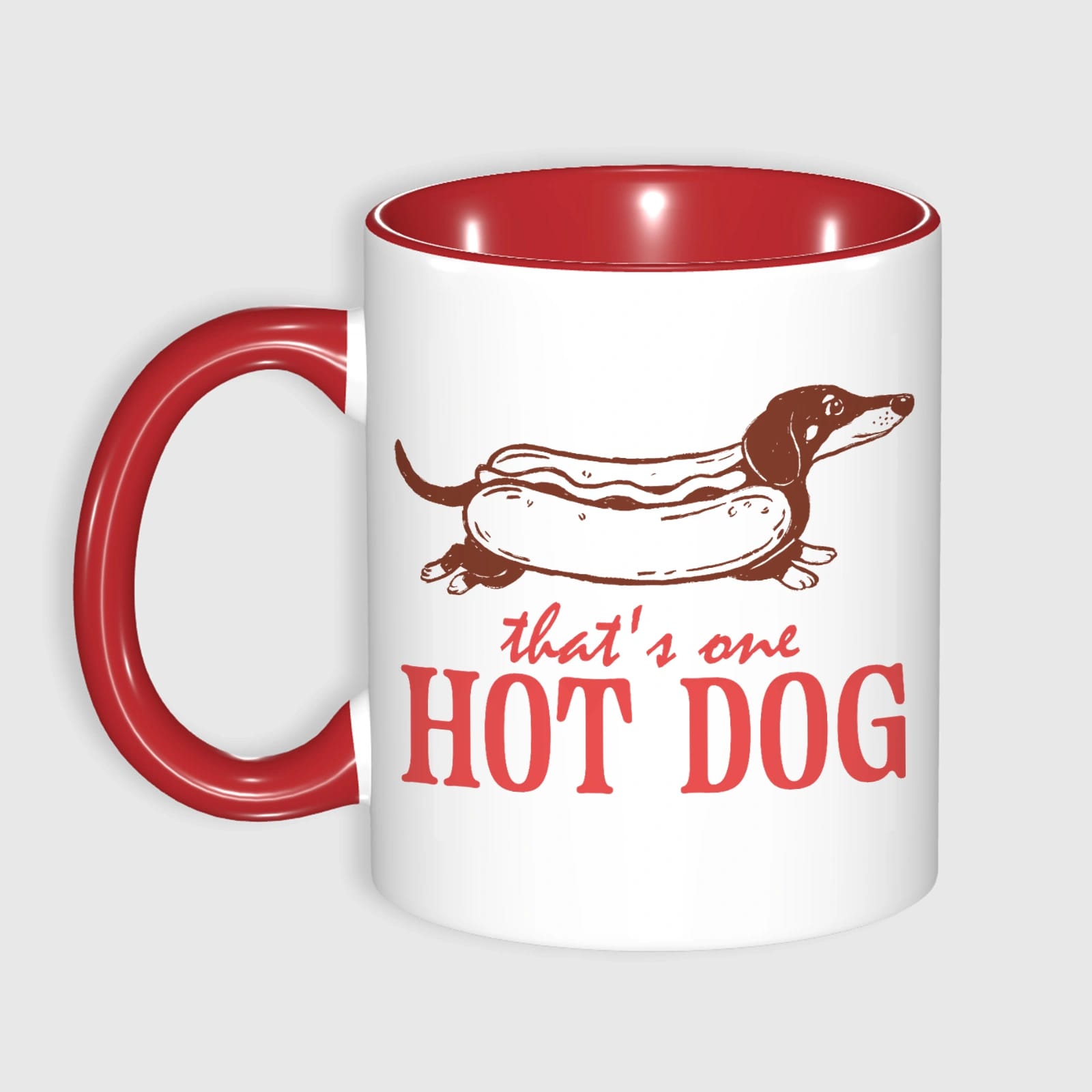 Funny Hot Dog Dachshund Mug for Pet Lovers Daily Use