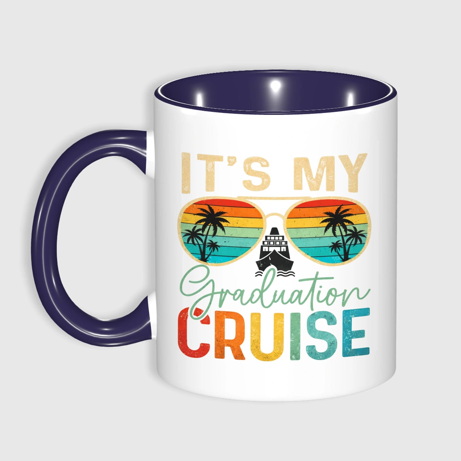 11oz Custom Photo Mug BLUE