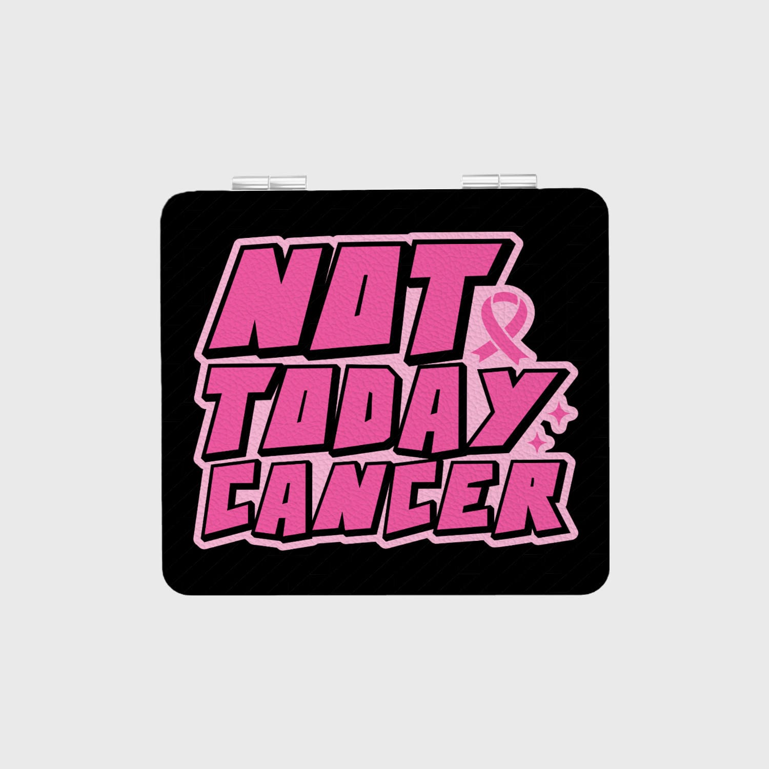 Not Today Cancer Compact Mirror for Cancer Survivor Gift