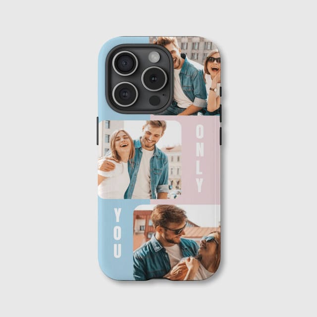 Custom Only You Couple Photo Magnetic Phone Case for Anniversary Gifts
