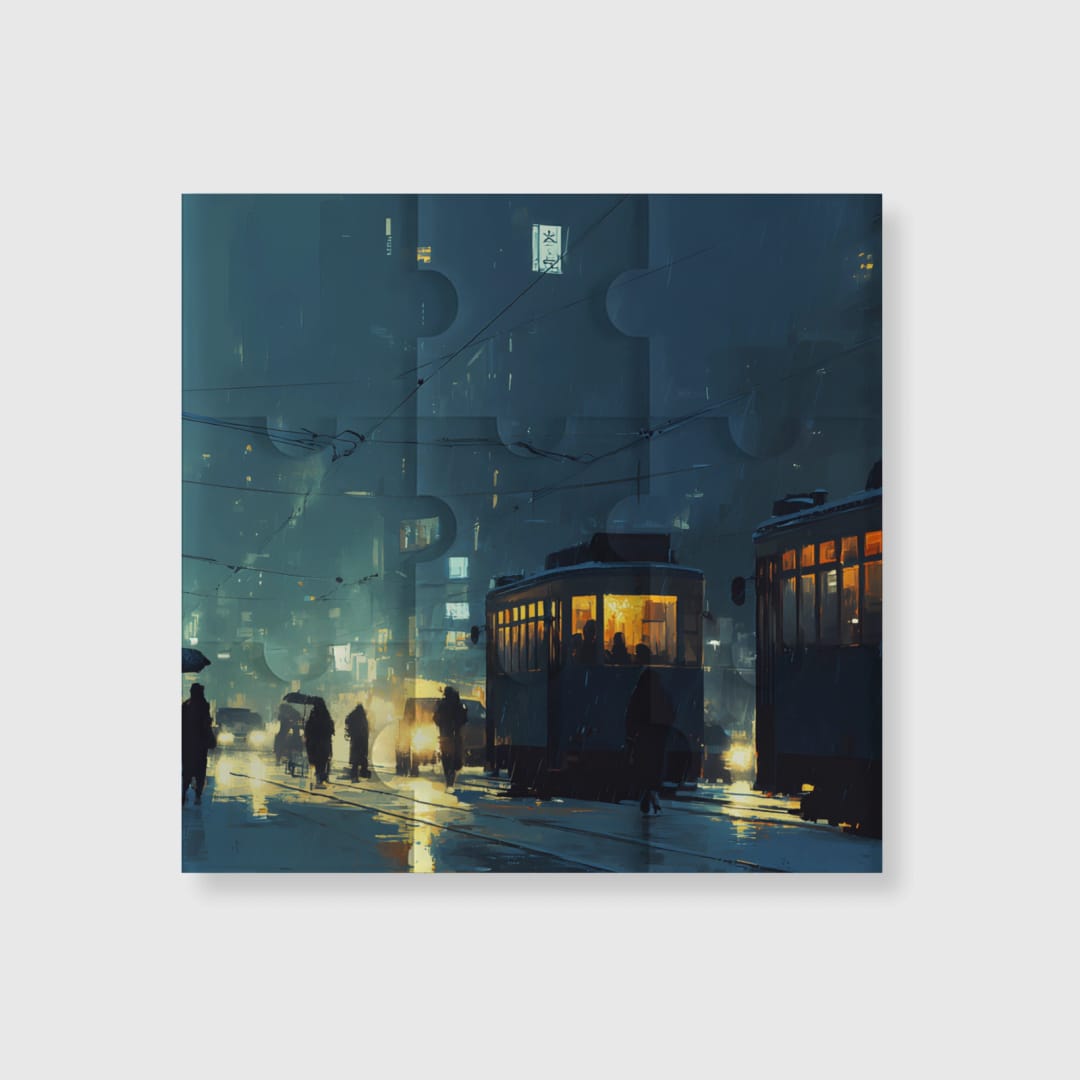 Custom Puzzle Fridge Magnet – Personalized Photo Refrigerator Magnet, Jigsaw-Style Design, Durable Print, Perfect for Home Décor & Gifts - 1