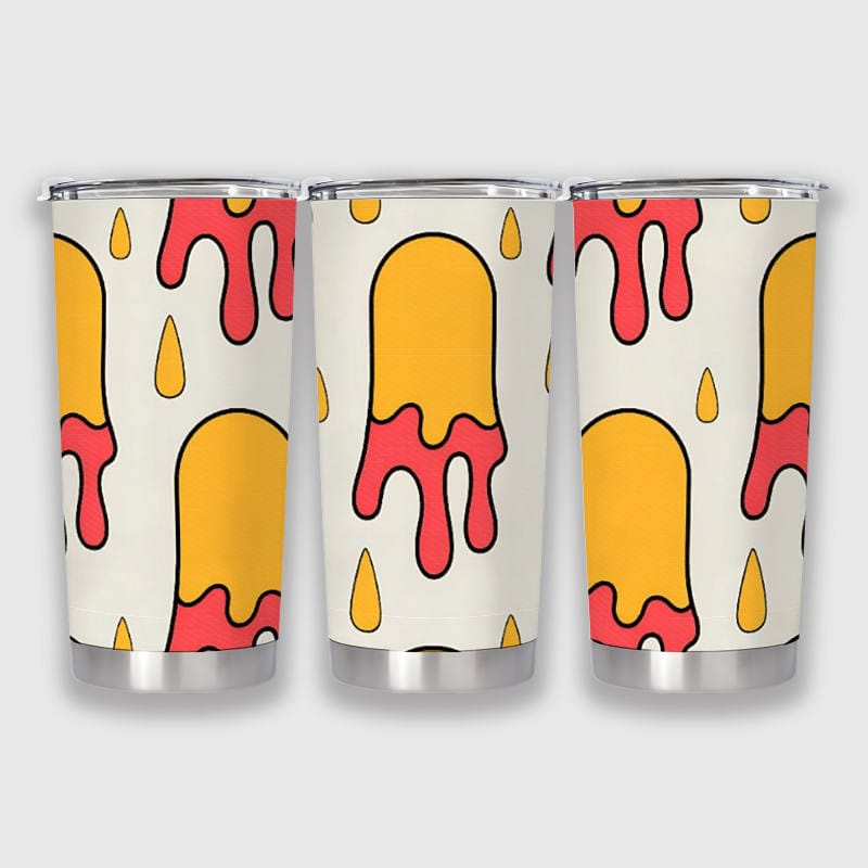 Retro Melting Popsicle 20oz Tumbler for Summer Lovers