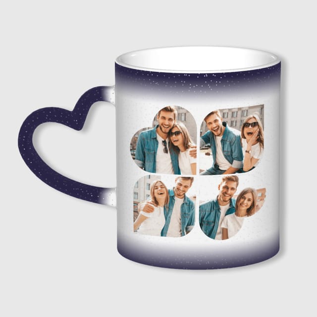 Starry Sky Color Changing Mug Blue , 11 ozďźGalaxy Heat Sensitive Magic Coffee Cup, Night Sky Thermochromic Mug Gift for Tea & Coffee Lovers