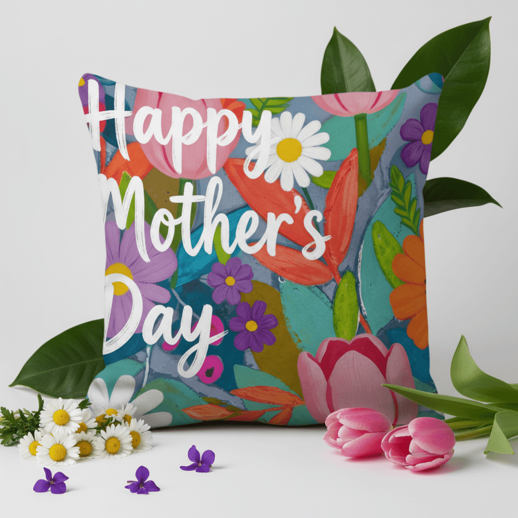 Happy Mother's Day Double-Sided Pillow - Gift for Mom